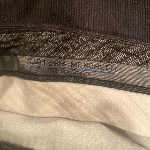 Sartoria Manchetti 100% Wool Slacks Size 34 Made in Italy - Picture 9 of 10